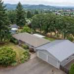 new metal roofing on a garage solsken roofing